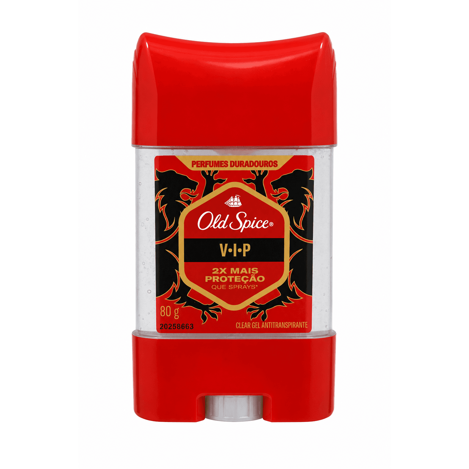 Old Spice Clear Gel Antitranspirante V·i·p 80 g, 1