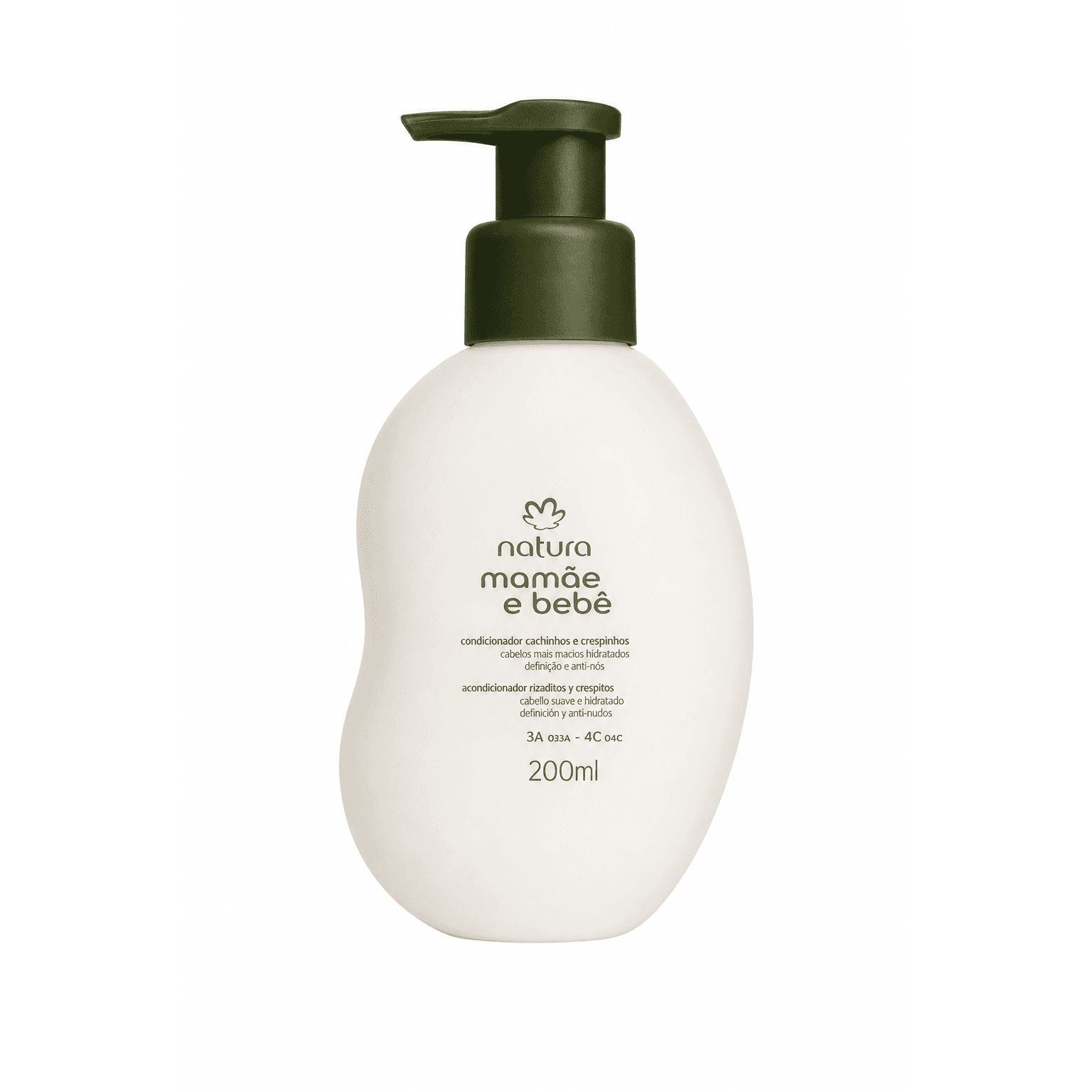 Natura Mamãe e Bebê Condicionador Cachinhos e Crespinhos 200ml, 1