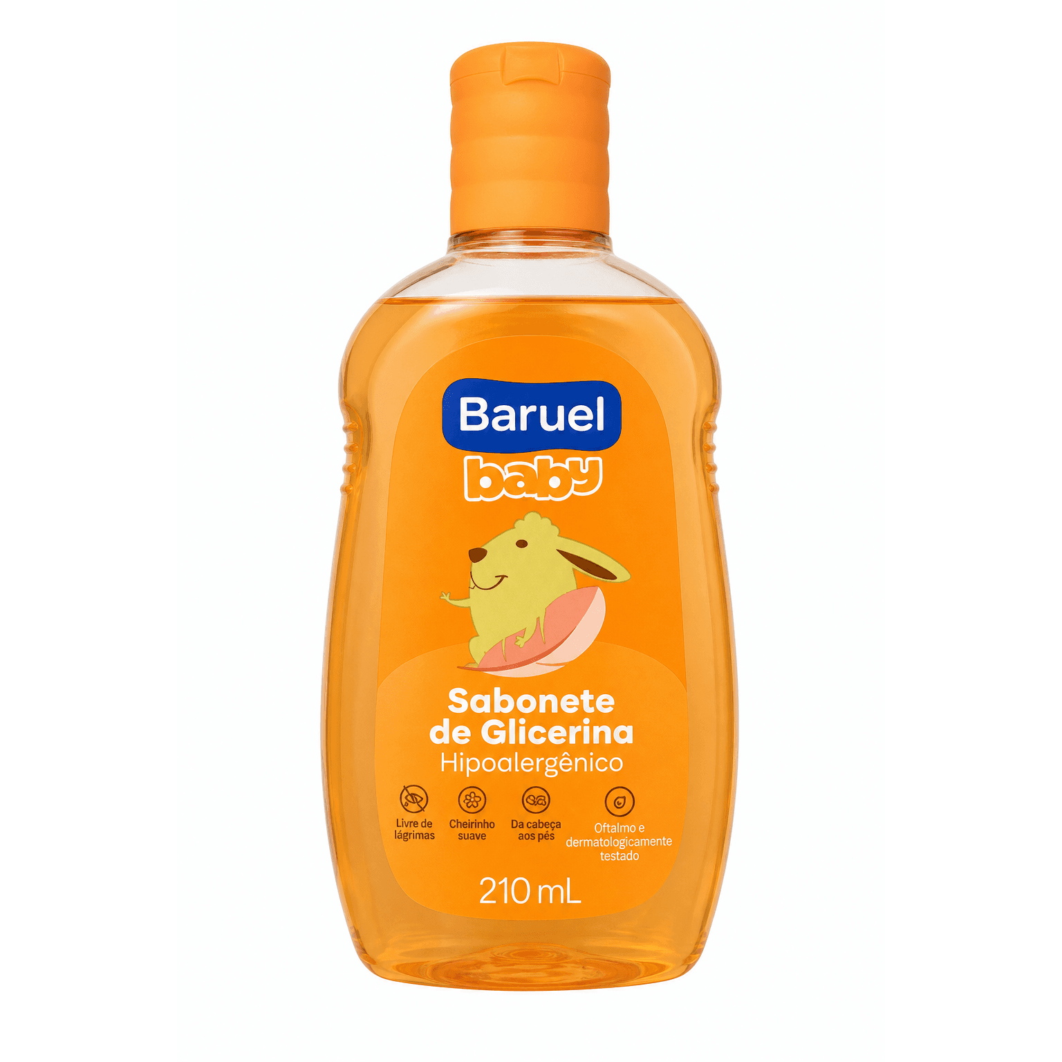 Baruel Sabonete de Glicerina Baby Hipoalergênico 210 mL