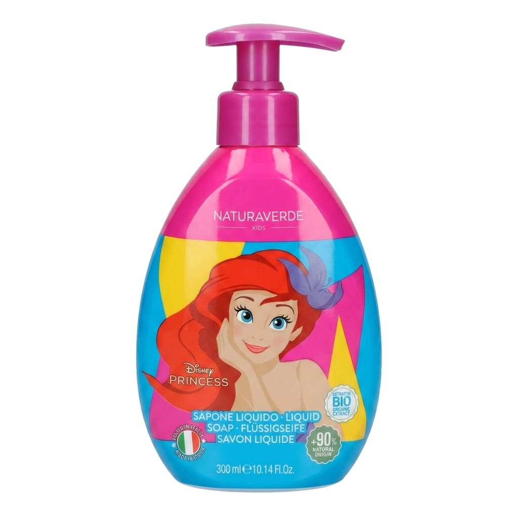 Naturaverde Kids Sapone Liquido Disney Princess 300ml e 10,14 Fl.Oz., 1