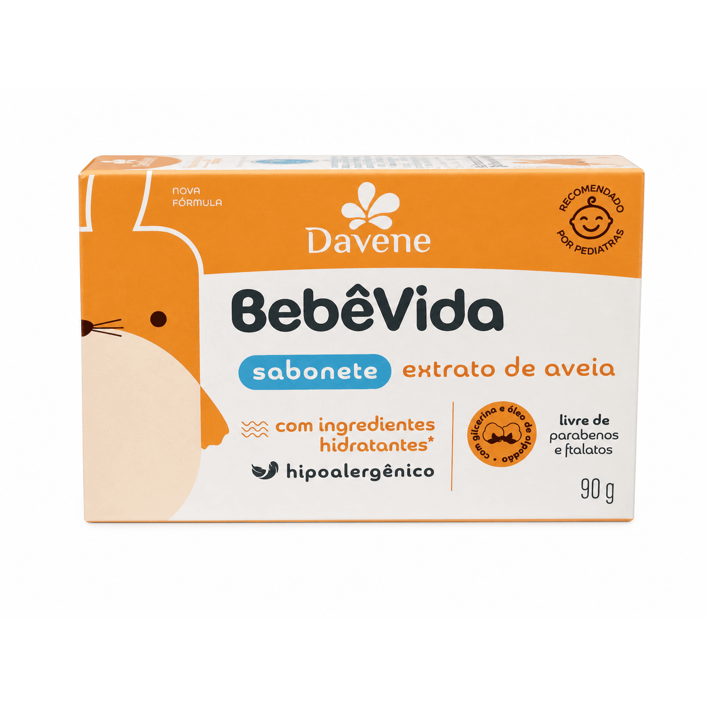 Davene BebêVida Sabonete Extrato de Aveia 90 g
