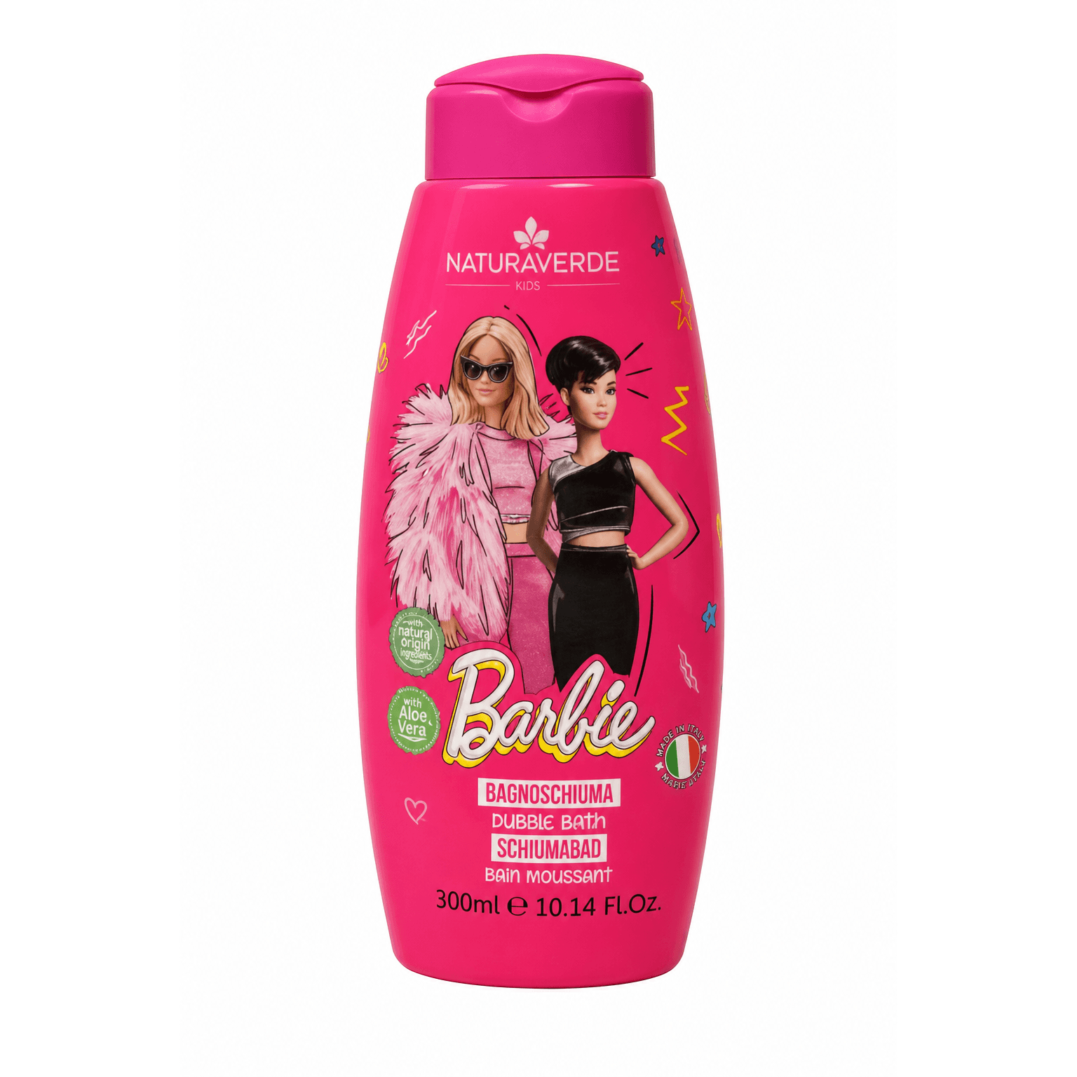 Naturaverde Bagnoschiuma Barbie 300ml e 10.14 FL.OZ.