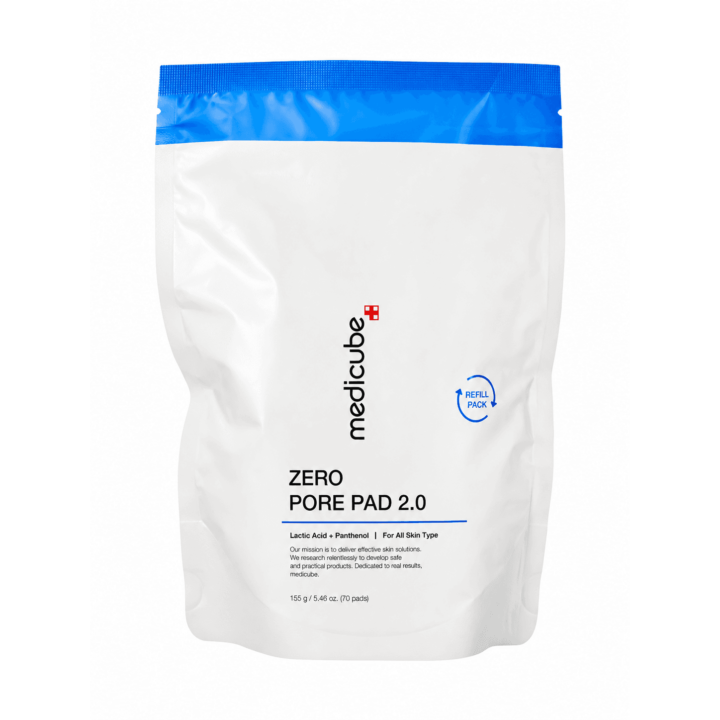 Medicube Zero Pore Pad 2.0 - Discos de Limpeza e Redução de Poros (70 pads)