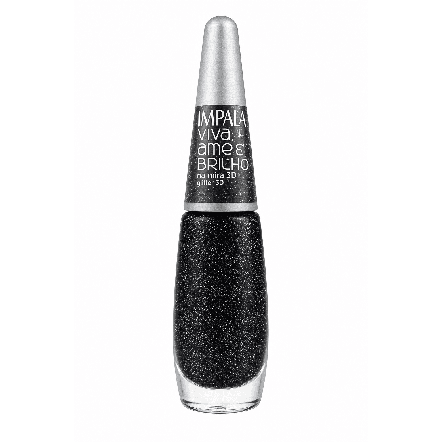 Impala Viva Ame & Brilhe Na Mira 3D Glitter 3D 7,5ml, 1