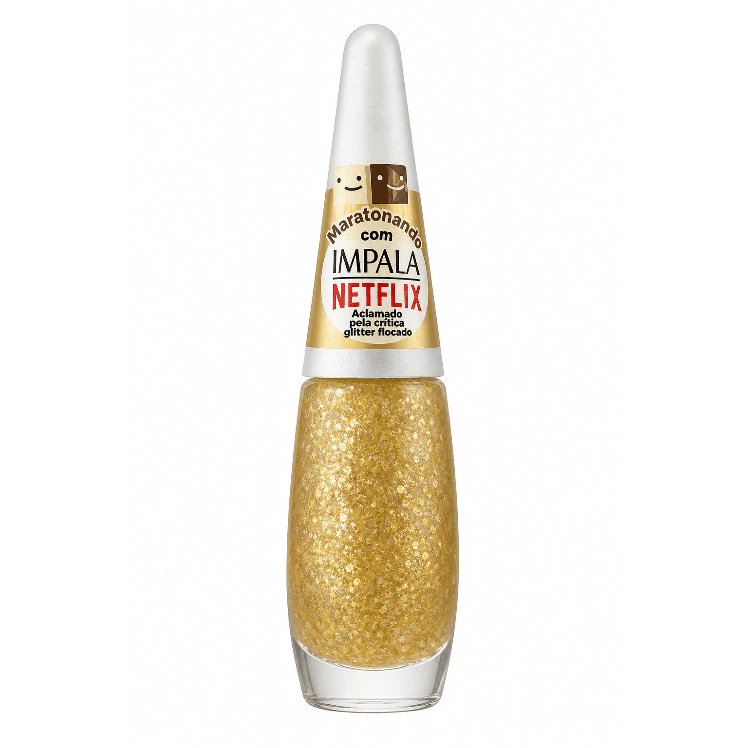 Impala Netflix Aclamado Pela Crítica Glitter Flocado 7,5ml, 1