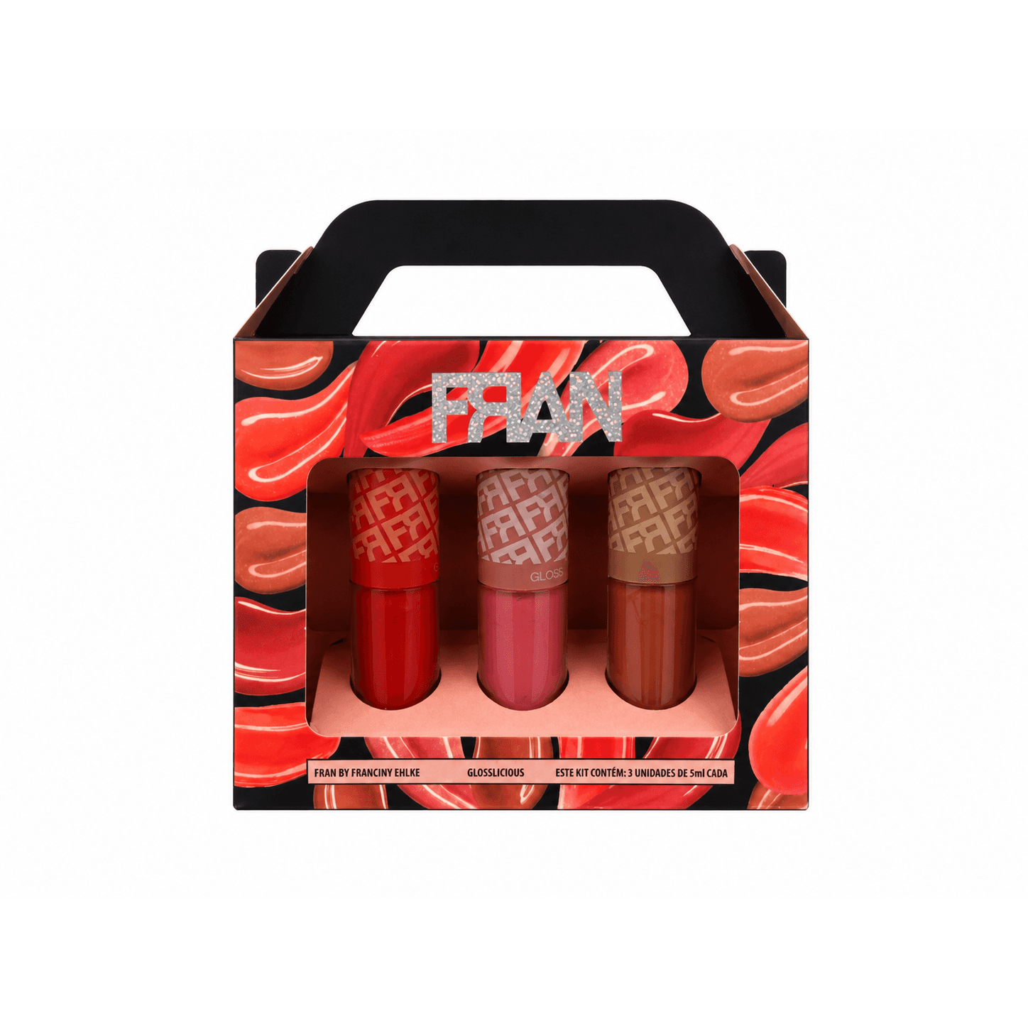 Fran Glosslicious 3 unidades de 5ml cada, 1