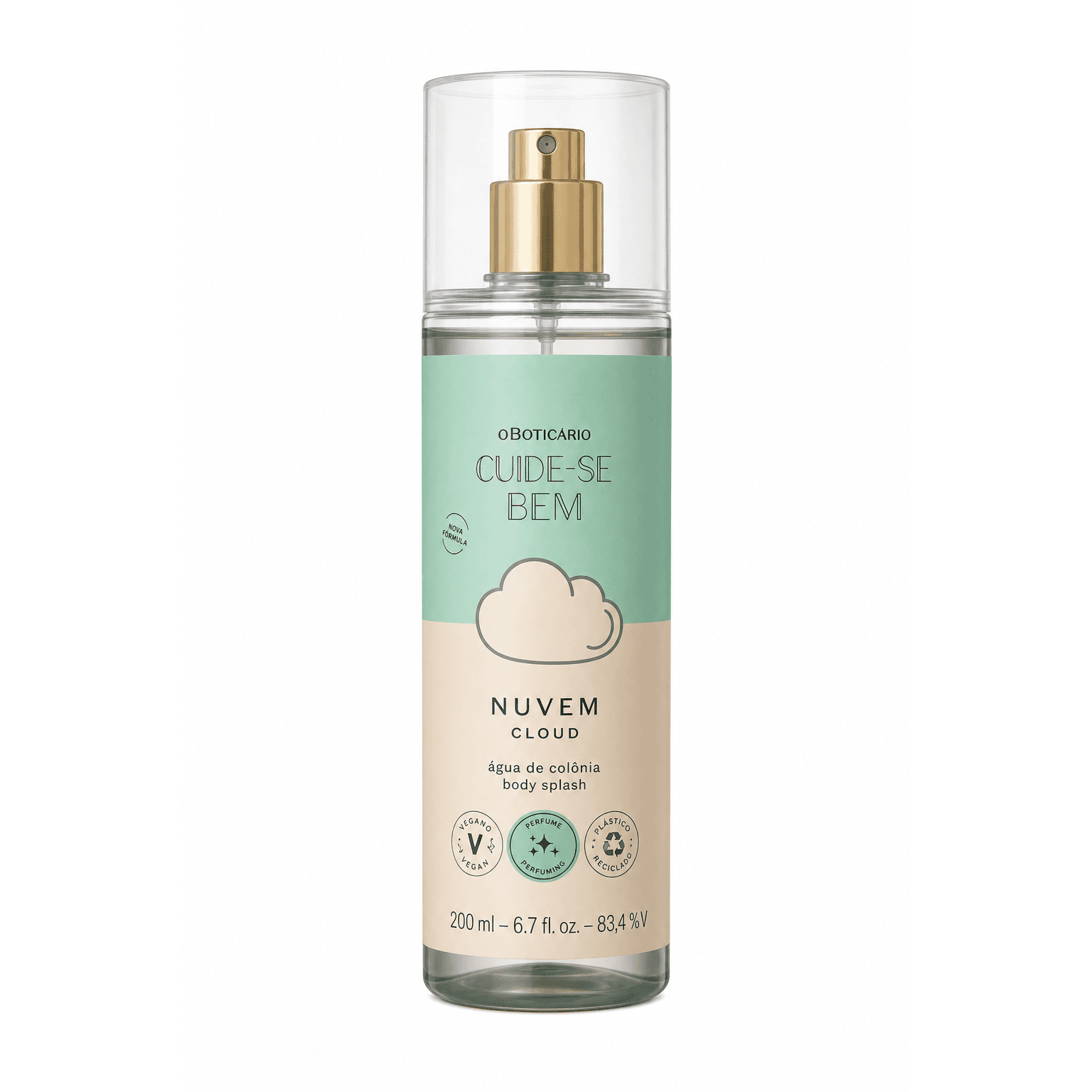 Nuvem Body Splash Cuide-se Bem 200ml, 1