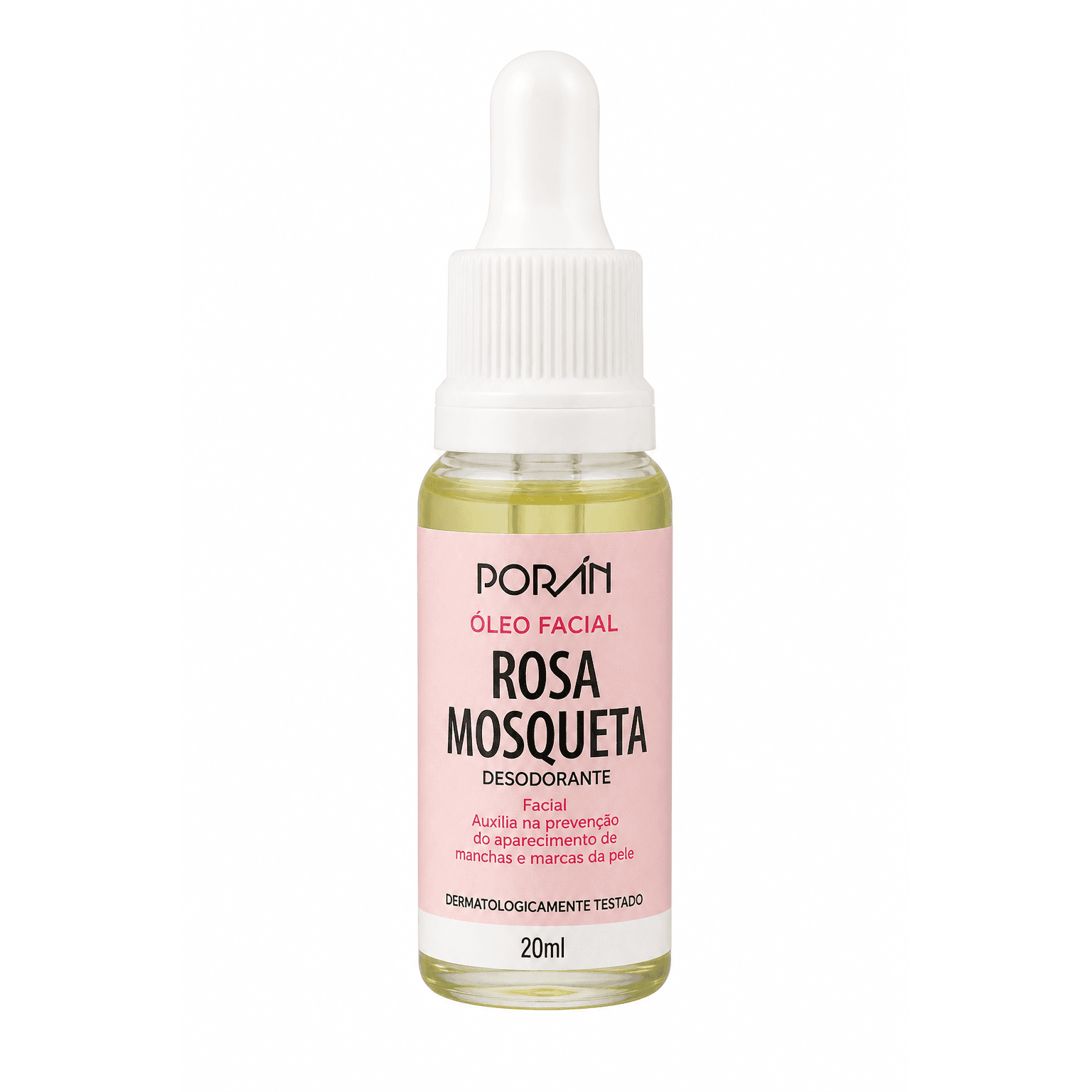 Porán Óleo Facial Rosa Mosqueta Desodorante 20ml, 1