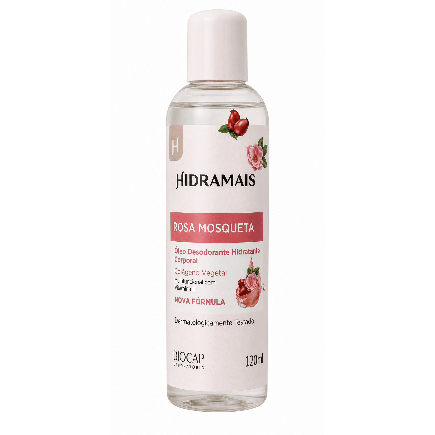 Hidramais Óleo Desodorante Hidratante Corporal Rosa Mosqueta 120ml, 1