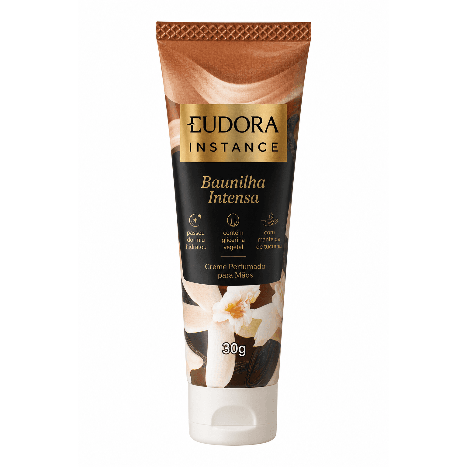 Eudora Instance Baunilha Intensa Creme Perfumado para Mãos 30 g, 1