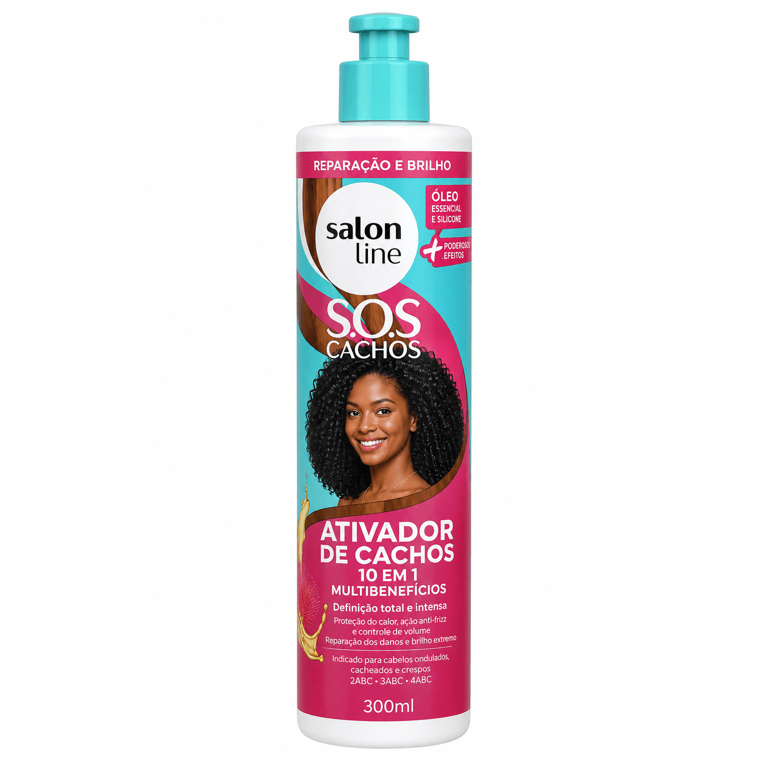 Salon Line SOS Cachos Ativador de Cachos 10 em 1 Multibeneficios 300ml, 1
