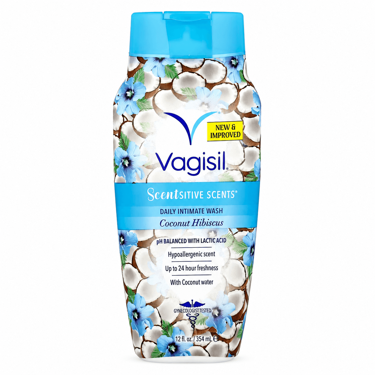 Sabonete Líquido Íntimo 354ml - Scentsitive Coconut Hibiscus