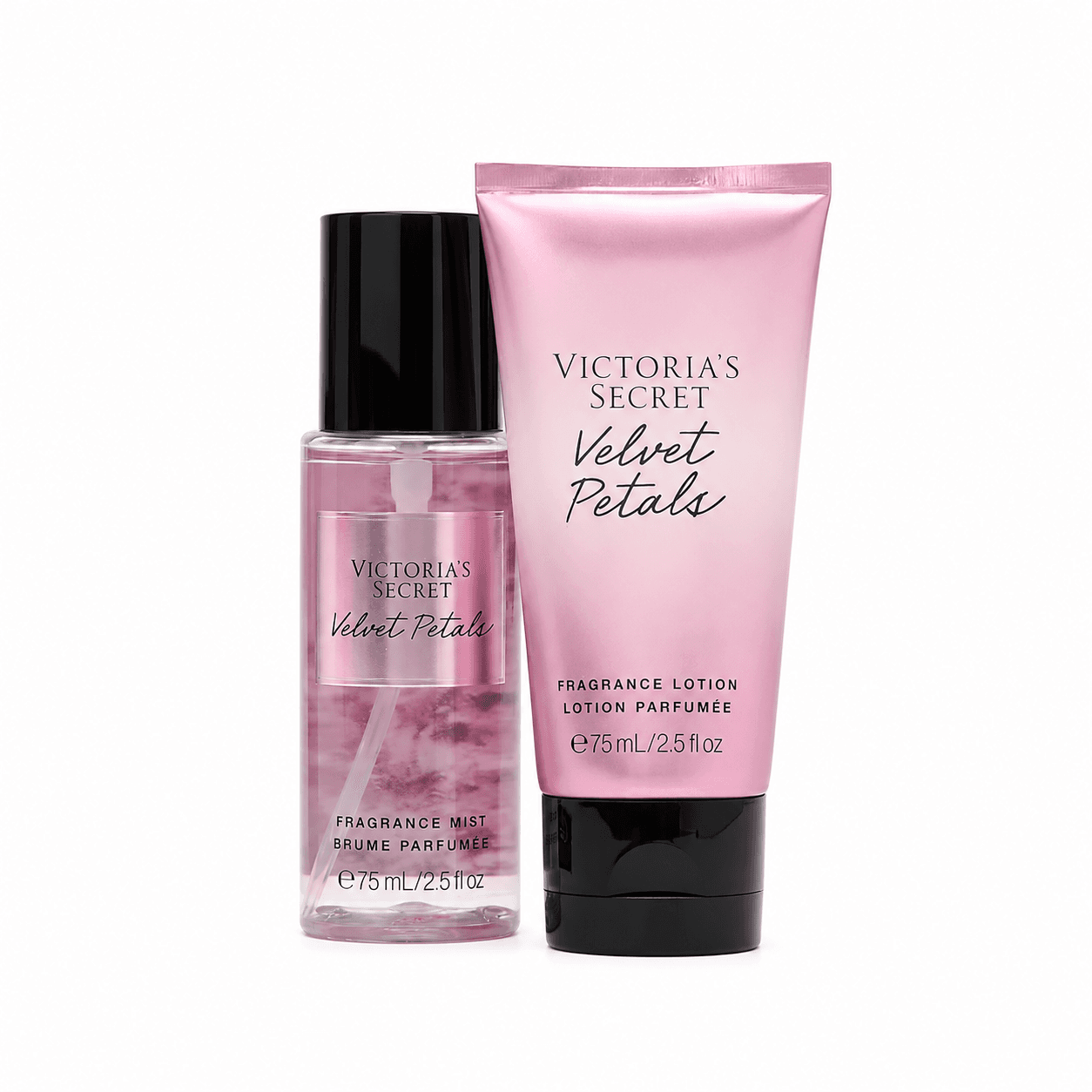 Kit Presente Velvet Petals - Mini Body Splash 75ml & Mini Hidratante 75ml, 2