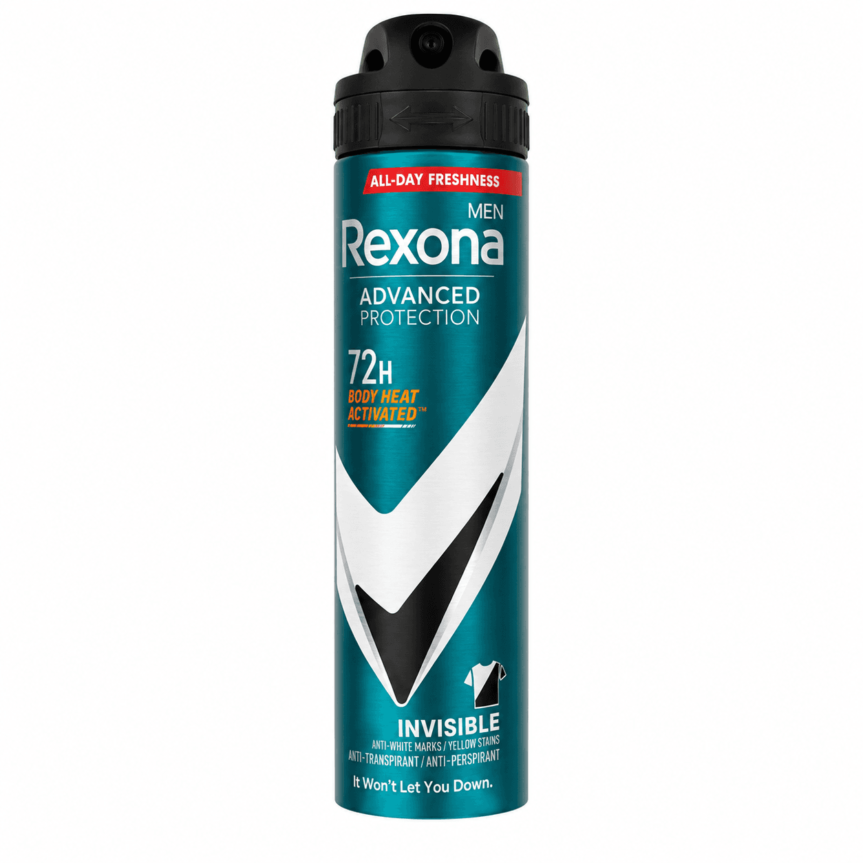 Desodorante Aerosol Rexona Men 72h - Body Heat Activated