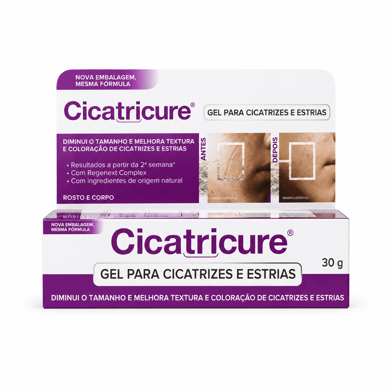 Gel para Cicatrizes e Estrias 30g, 1