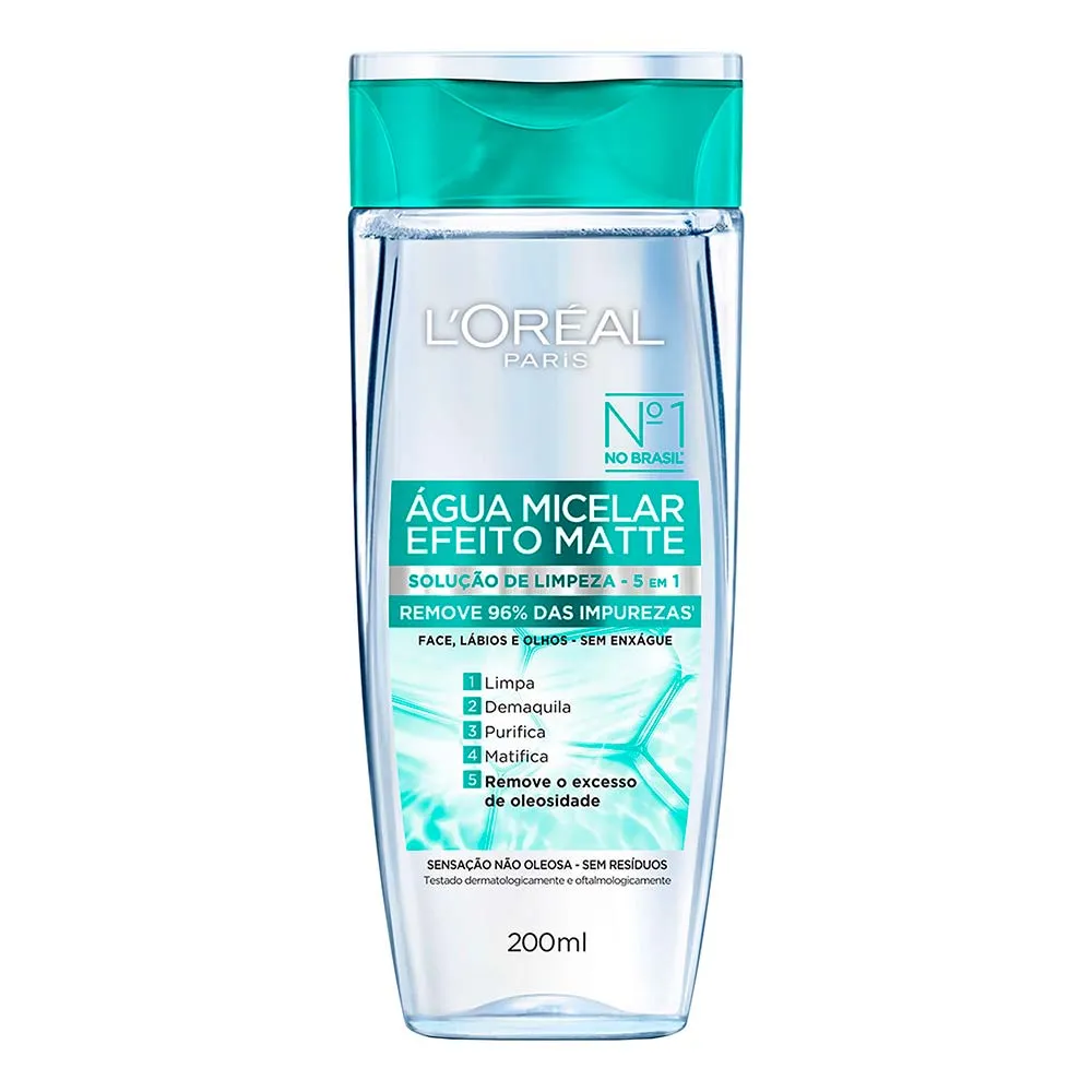 Água Micelar Antioleosidade 200ml