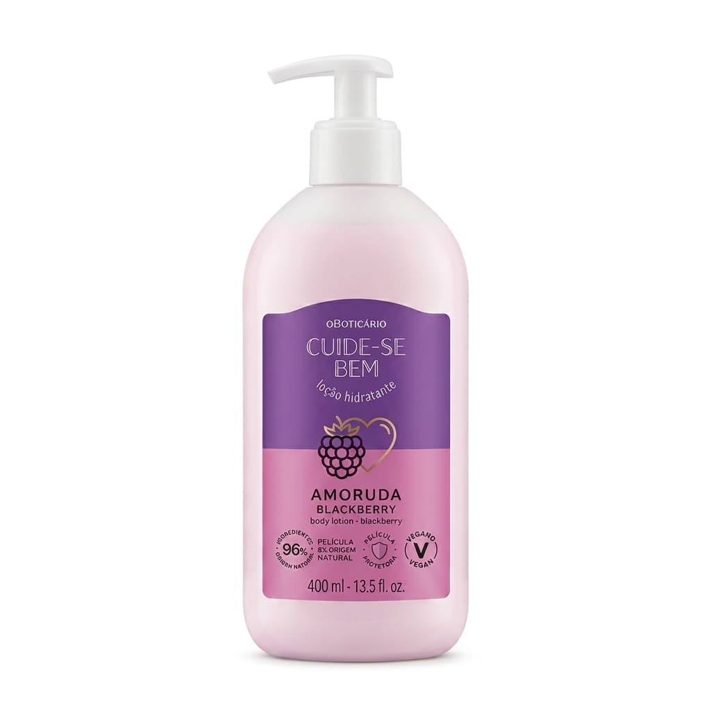 Cuide-se Bem Amoruda Blackberry Loção Hidratante 400ml, 1