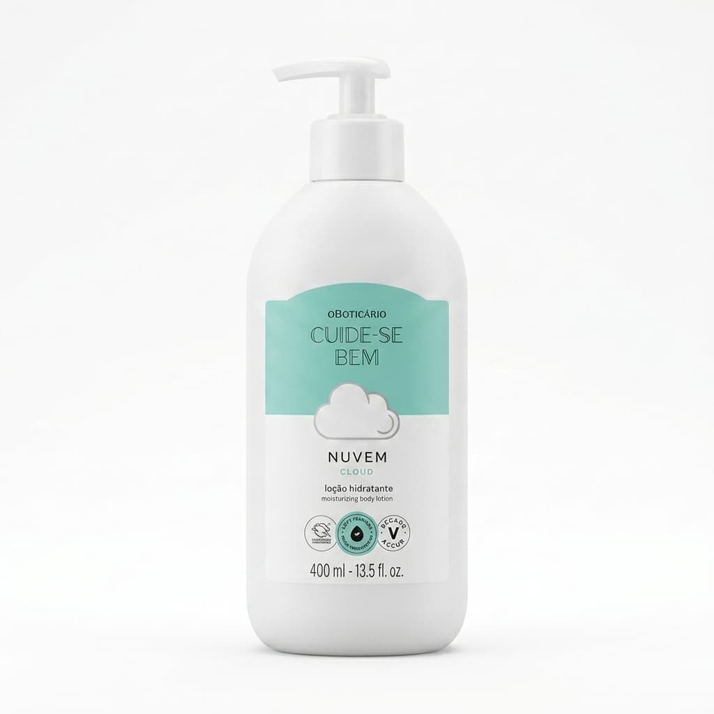 Cuide-se Bem Nuvem Loção Desodorante Hidratante Corporal 400ml, 1