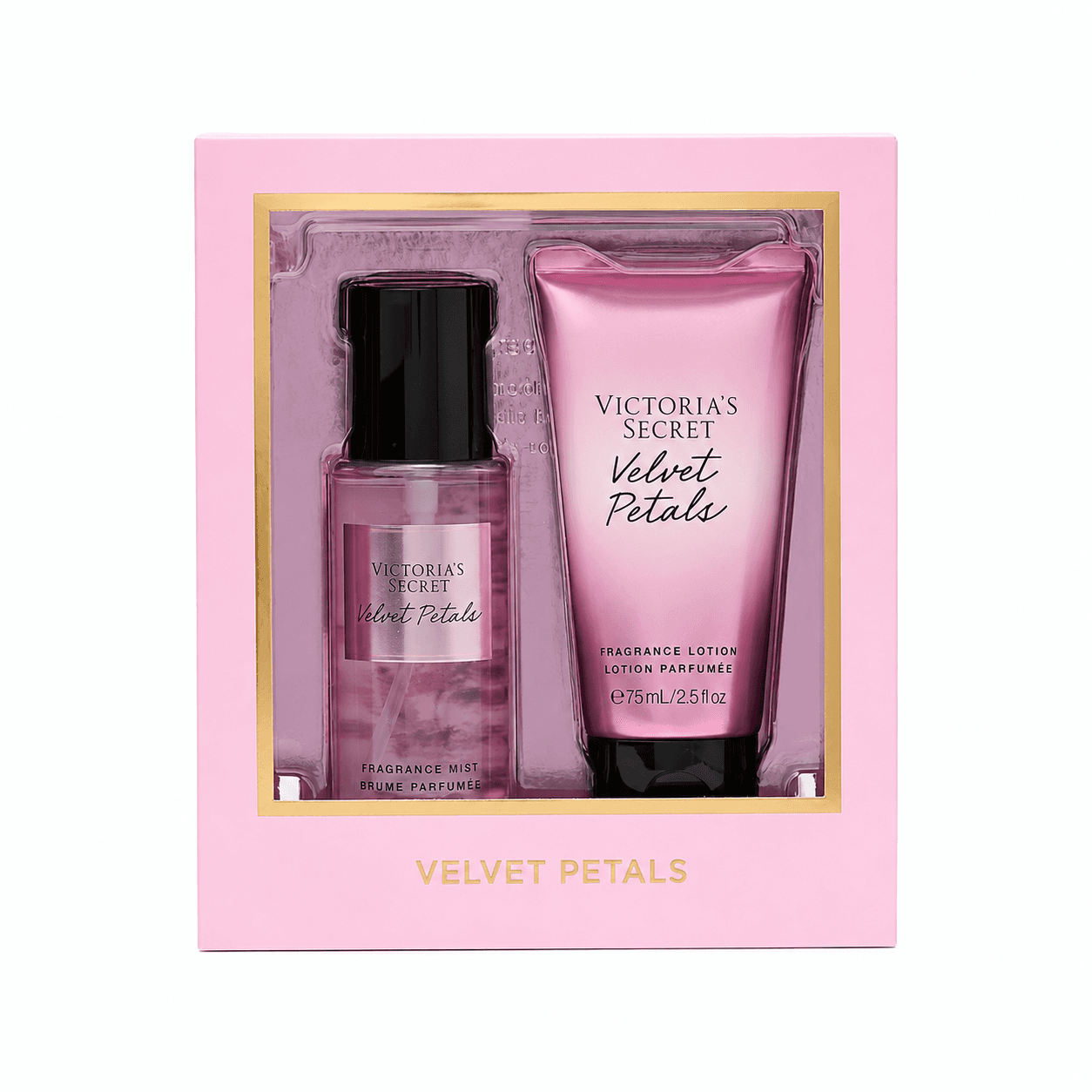 Kit Presente Velvet Petals - Mini Body Splash 75ml & Mini Hidratante 75ml