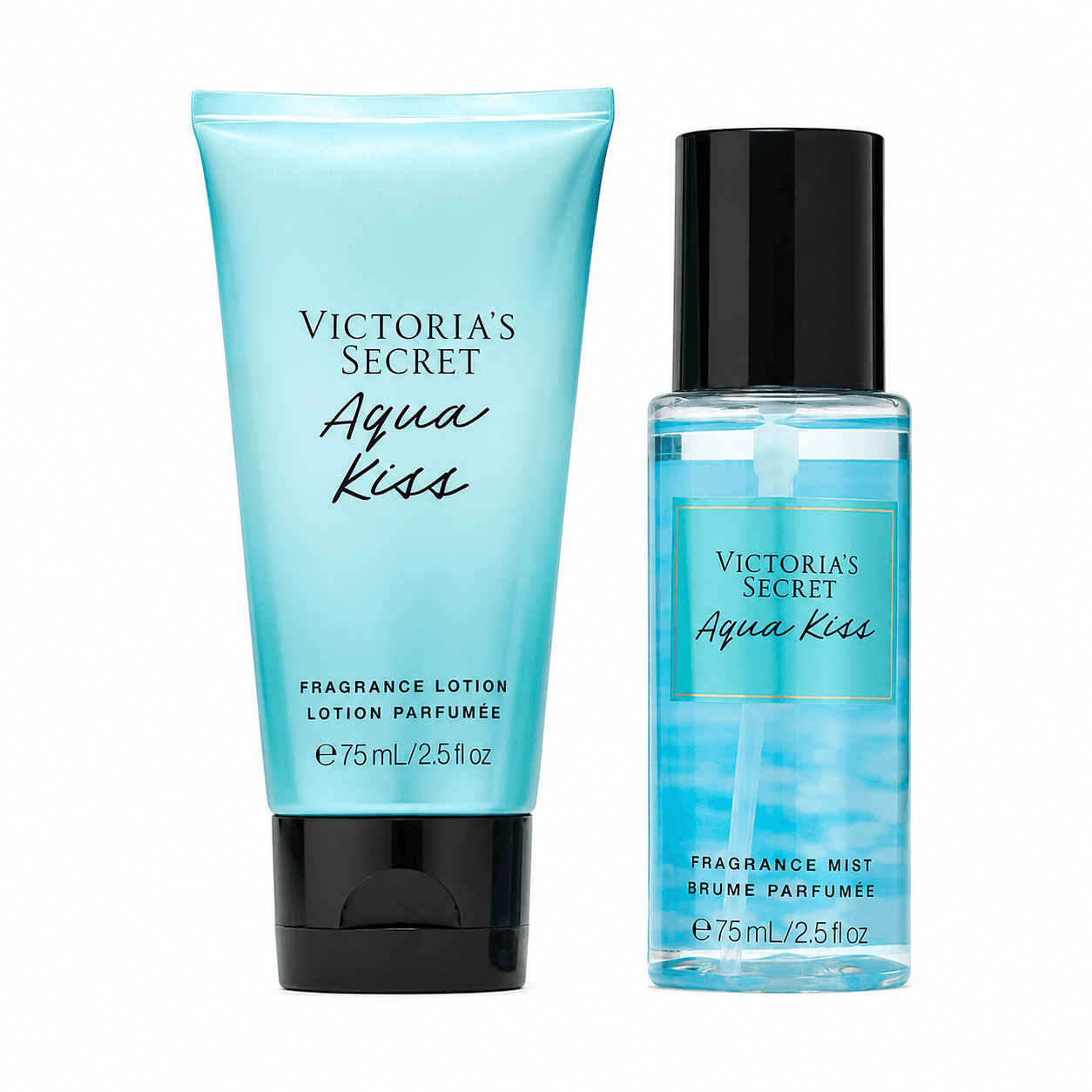 Kit Presente Aqua Kiss- Mini Body Splash 75ml & Mini Hidratante 75ml