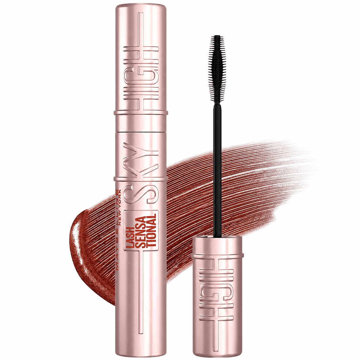 Rímel Maybelline New York Sky High Long + Lift 04 ゆうやけオレンジ