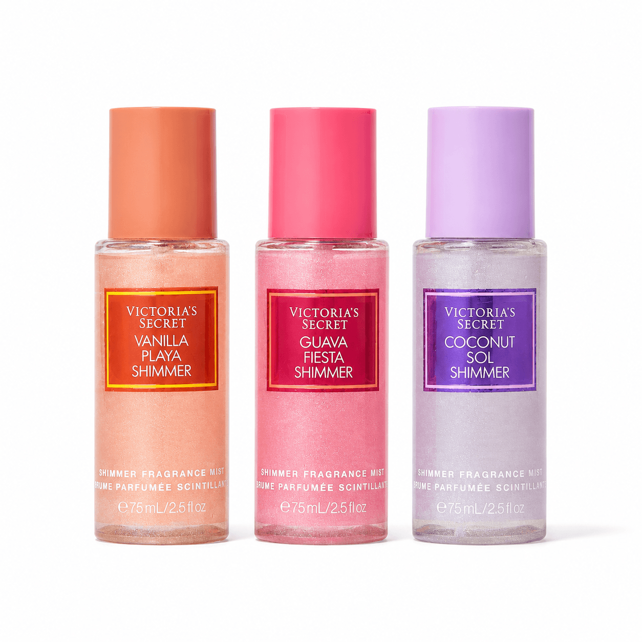 Kit c/ 3 Mini Body Splashes - Vanilla Playa, Guava Fiesta e Coconut Sol 75ml, 2