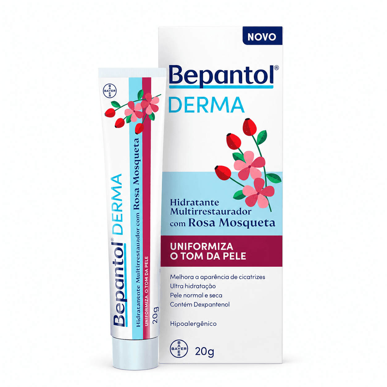 Hidratante Multirrestaurador com Rosa Mosqueta - Bepantol Derma 20g, 1