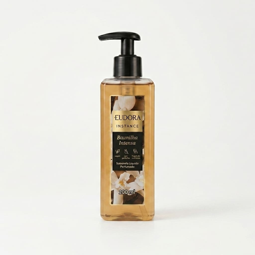 Eudora Instance Baunilha Intensa Sabonete Líquido Perfumado 200 ml, 1