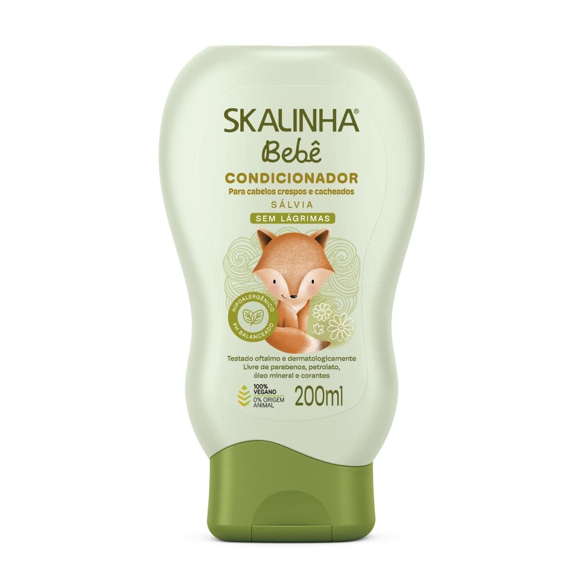 Skalinha Bebê Condicionador Crespos e Cacheados Sálvia 200ml, 1