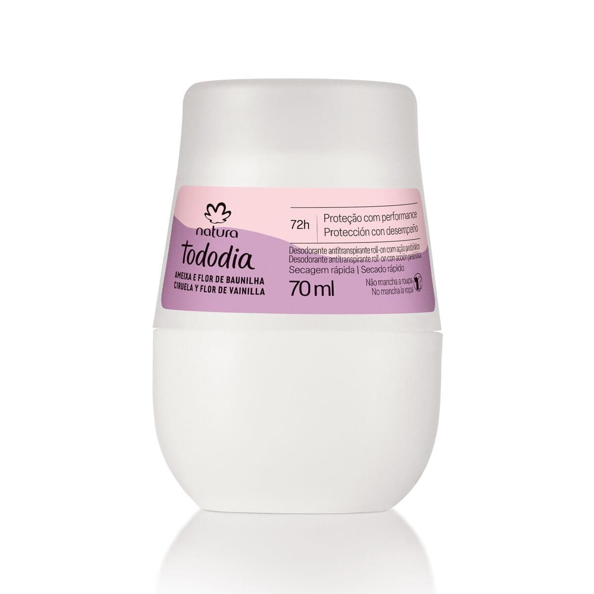 Tododia Roll On Ameixa e Flor de Baunilha 70ml, 1