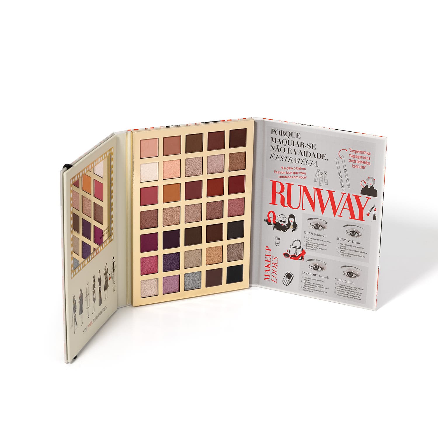 Palette de Sombras O Diabo Veste Prada (Runway) 35 cores, 2