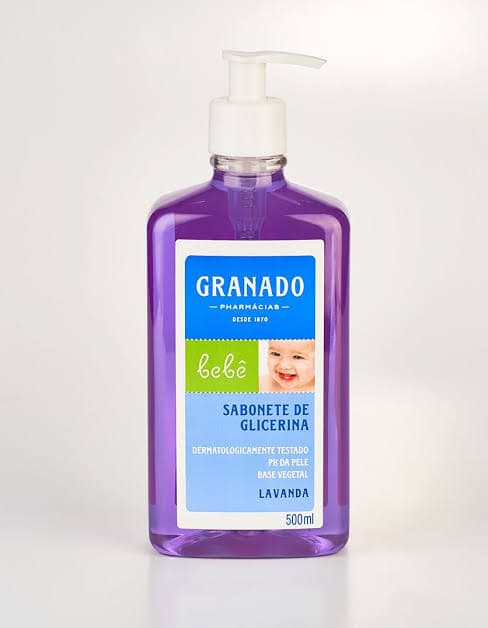 Bebê Sabonete Líquido de Glicerina Lavanda 250ml