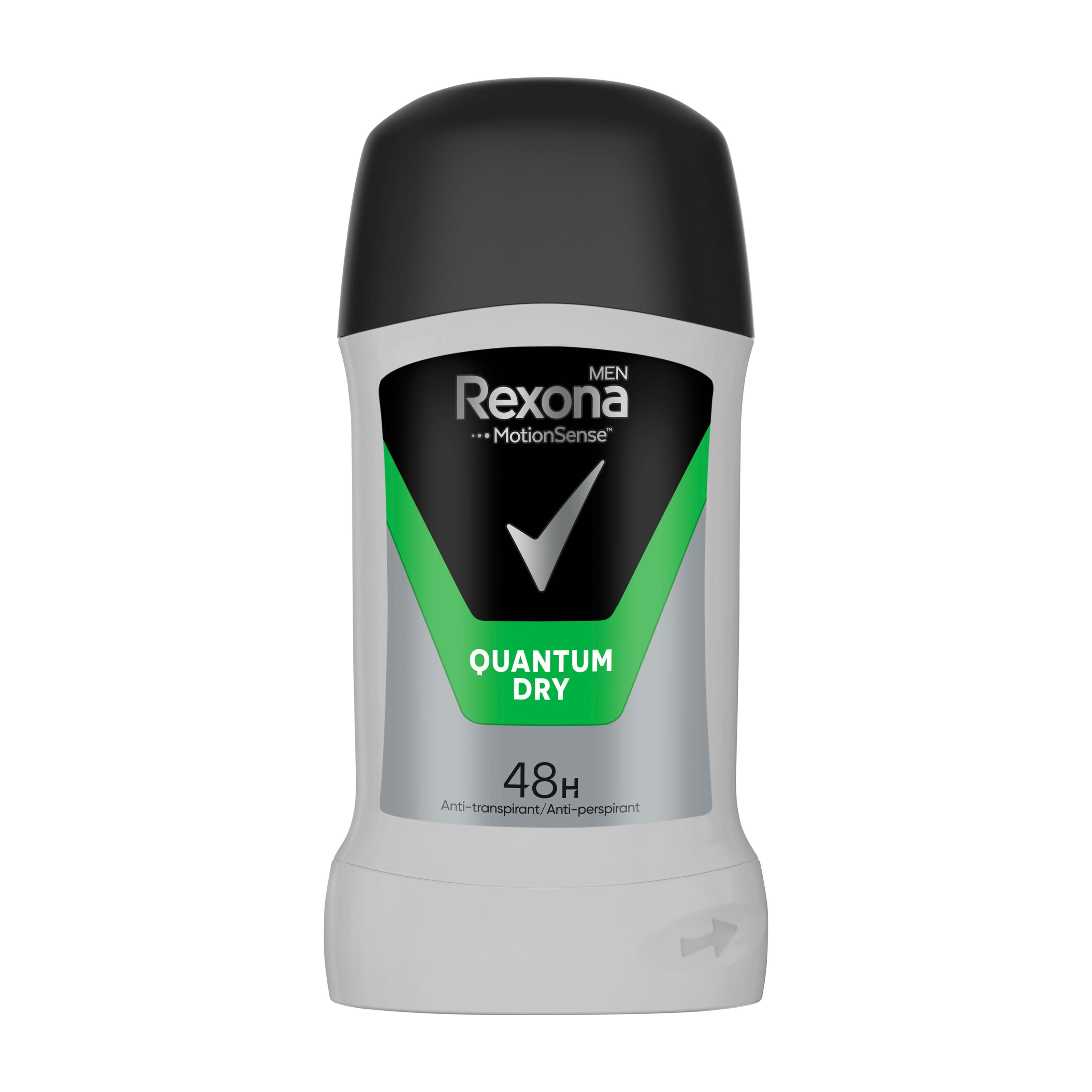 Antitranspirante em Stick Rexona Men Quantum Dry 50ml