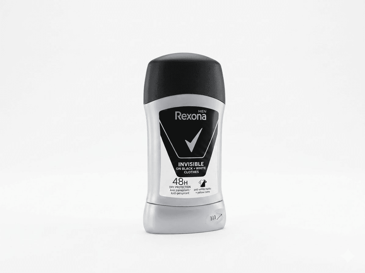 Antitranspirante Stick Masculino Rexona Men Invisible 50ml (Anti-Manchas)