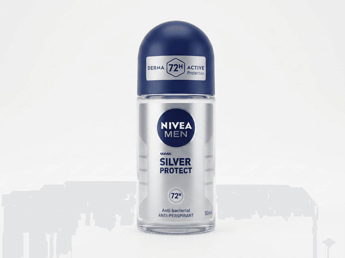 Desodorante Masculino Nivea Silver Protect Vidro 50ml