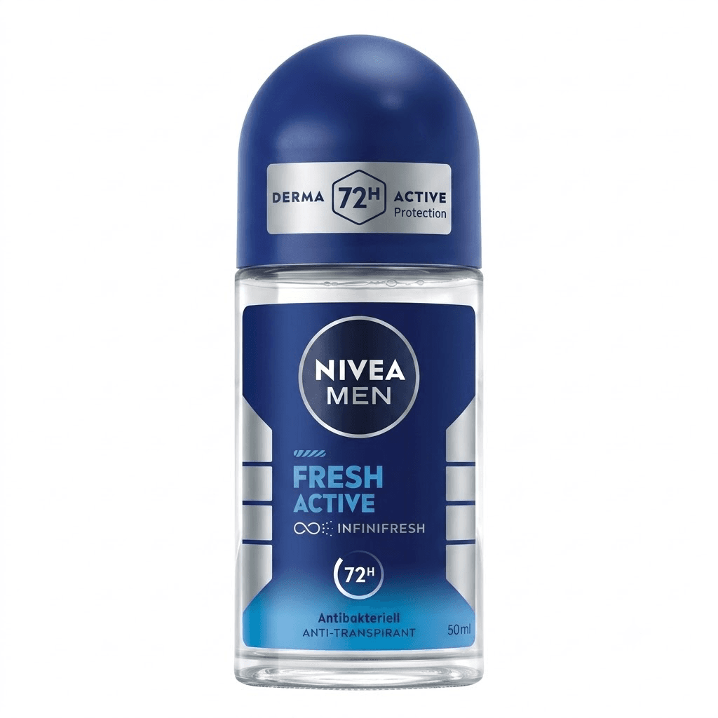 Desodorante Roll-on - Nivea Black & White Invisible Black White 72h, 1