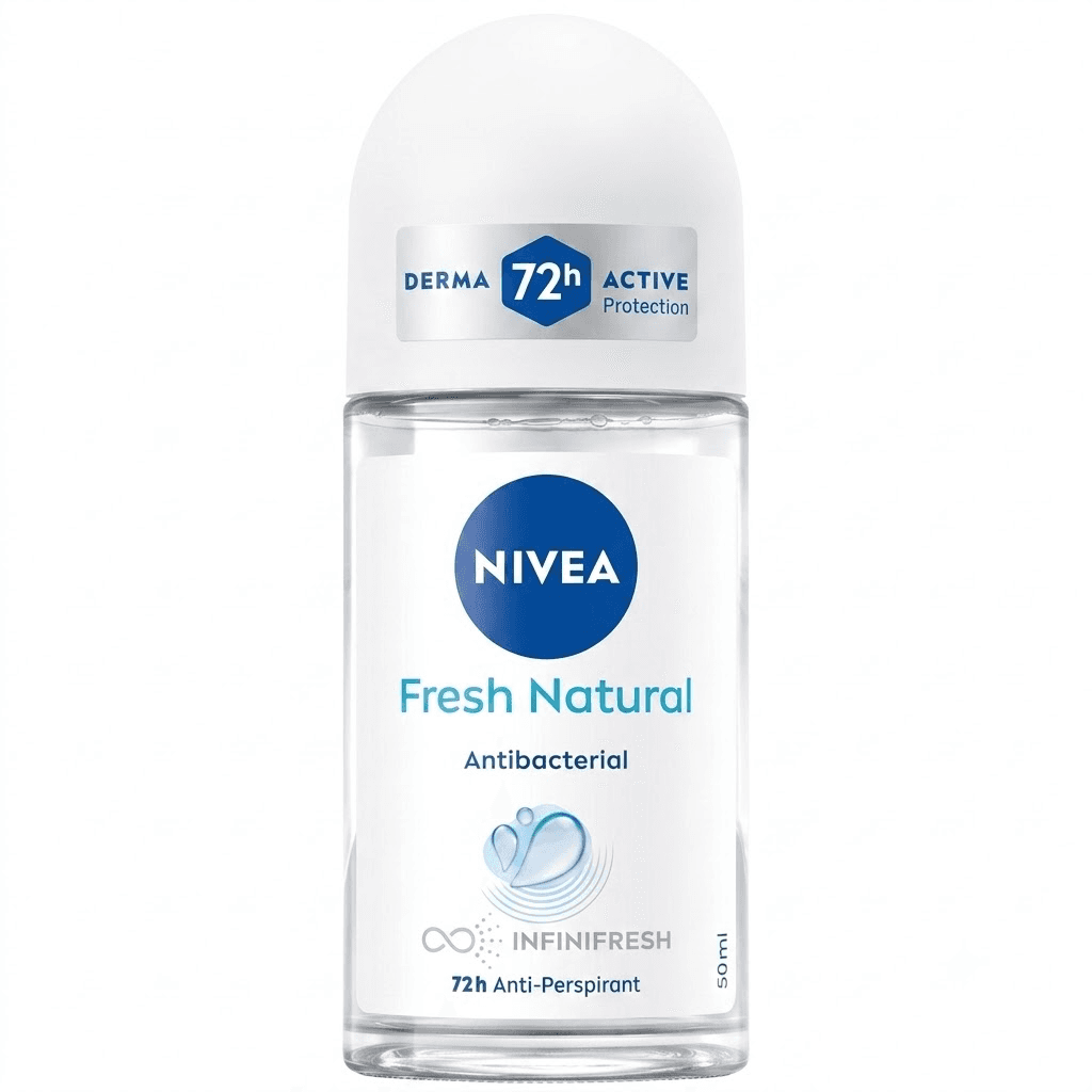 Desodorante Roll-on - Nivea Antibacteriano Fresh Natural 72h, 1