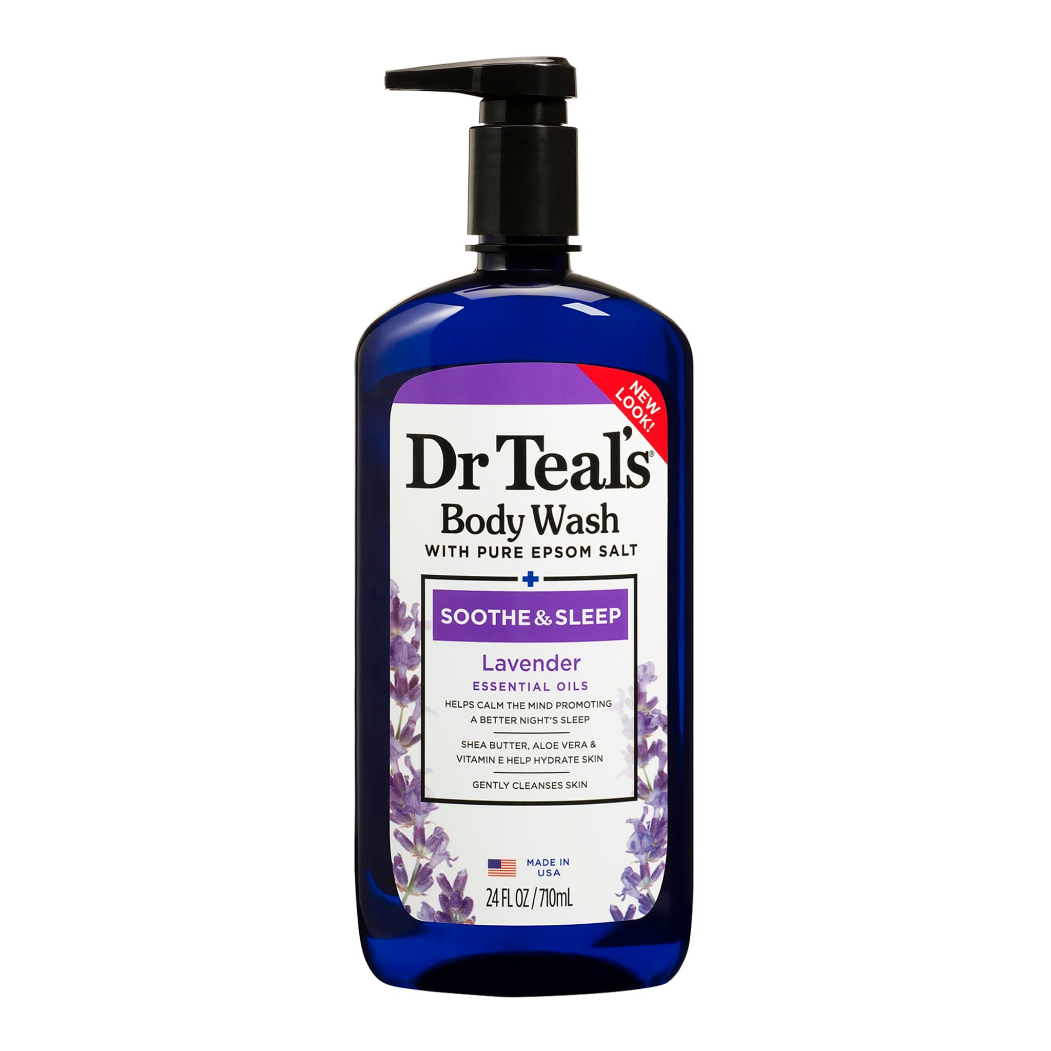 Dr Teals Body Wash Lavender 710ml
