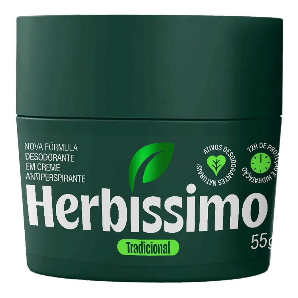 Desodorante em Creme Herbíssimo Tradicional 55g