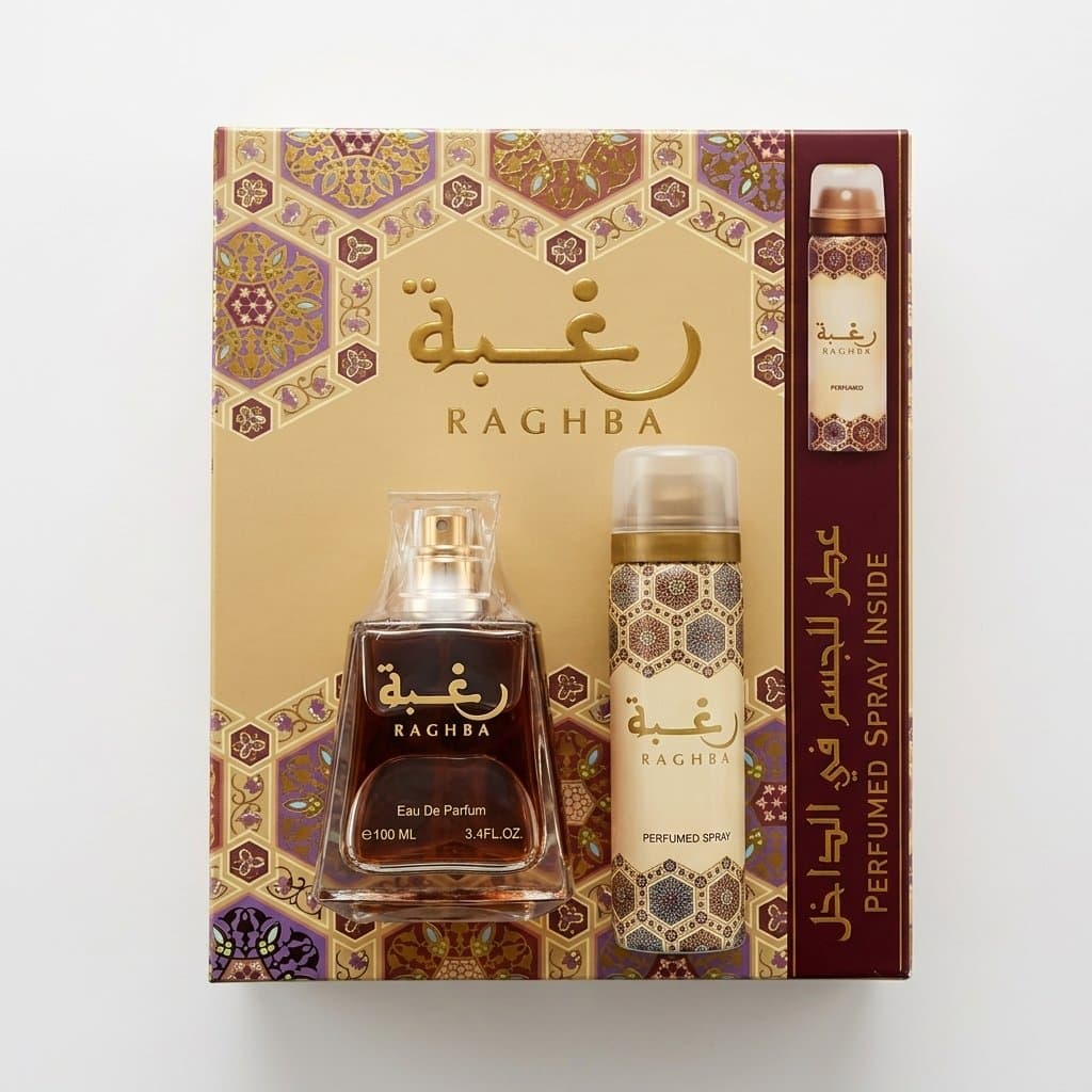 Raghba 100ml + Perfumed Spray 50ml, 1