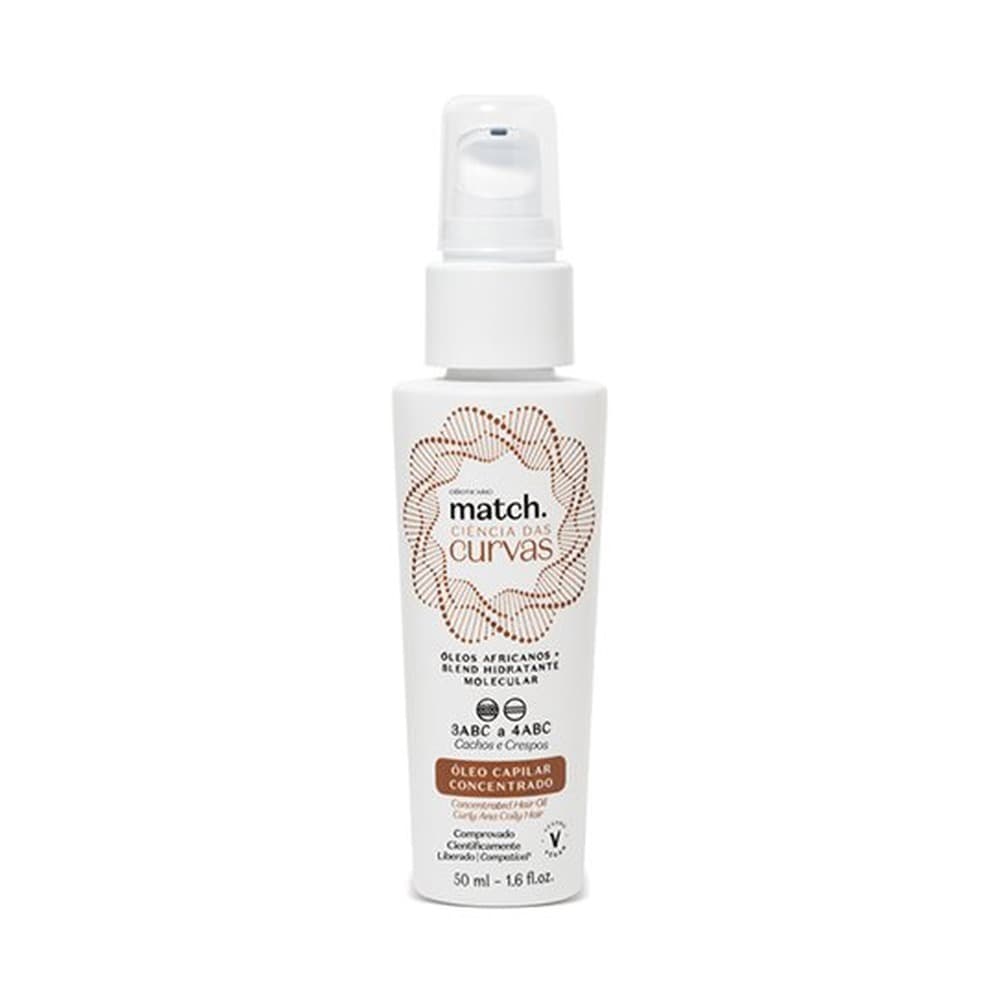 Match Ciência das Curvas Óleo Capilar Concentrado 50ml, 1