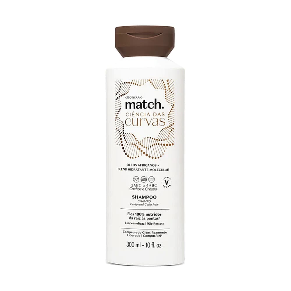 Match Ciência das Curvas Shampoo 300ml, 1