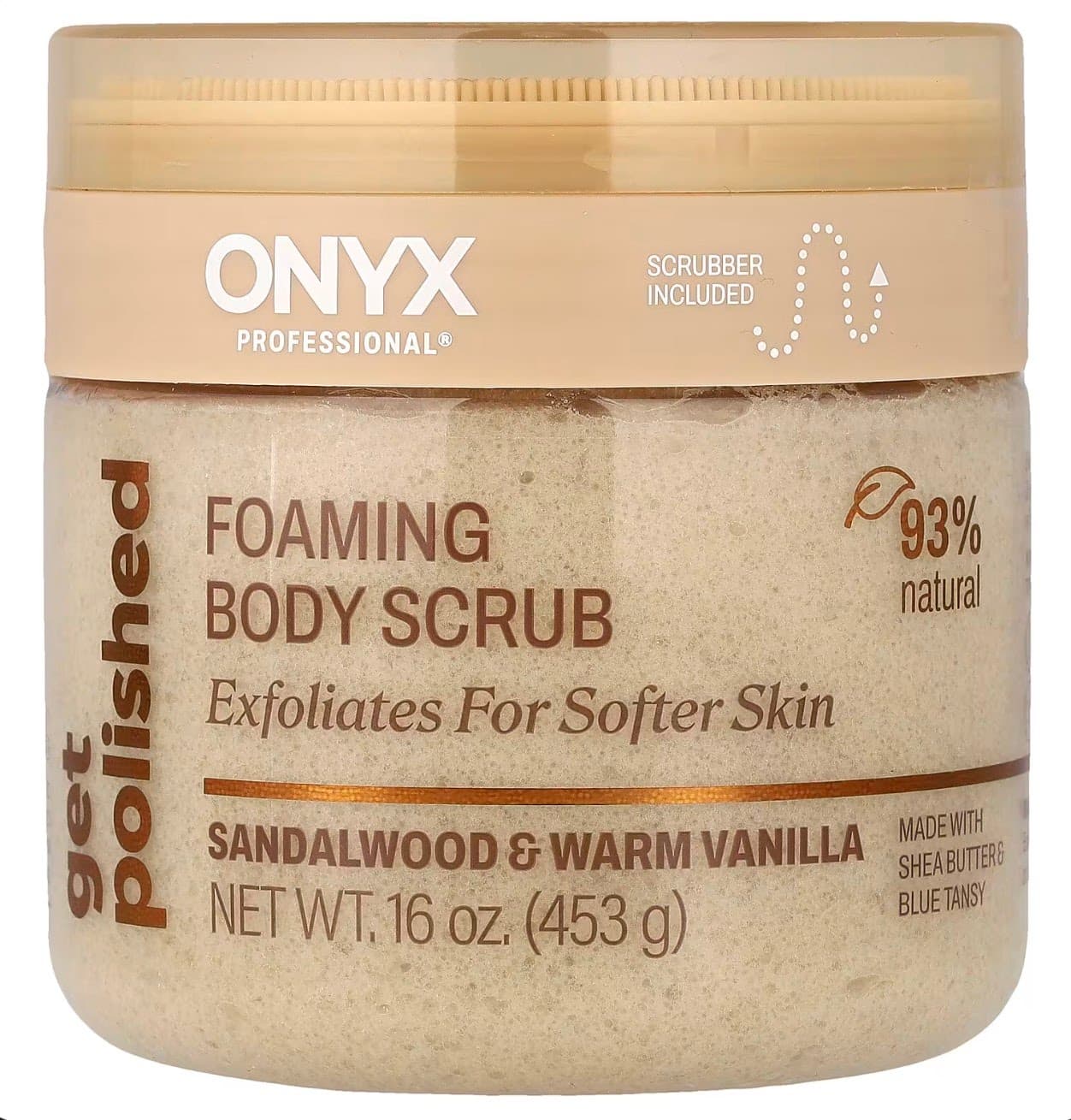 Onyx Professional Get Polished Esfoliante Corporal Espumante Sandalwood & Warm Vanilla