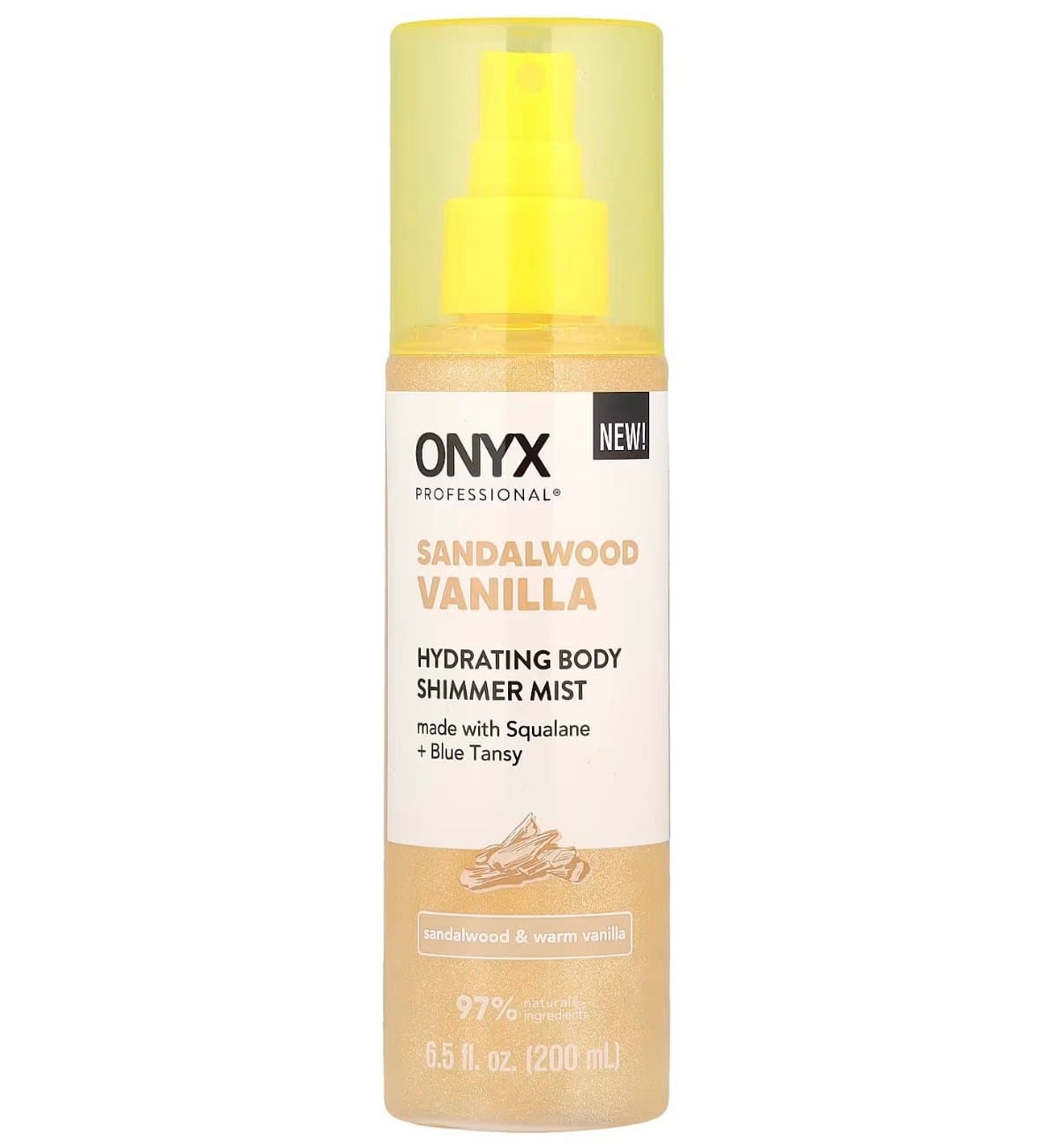 Spray Corporal Iluminador Sândalo e Baunilha Shimmer Mist 200ml