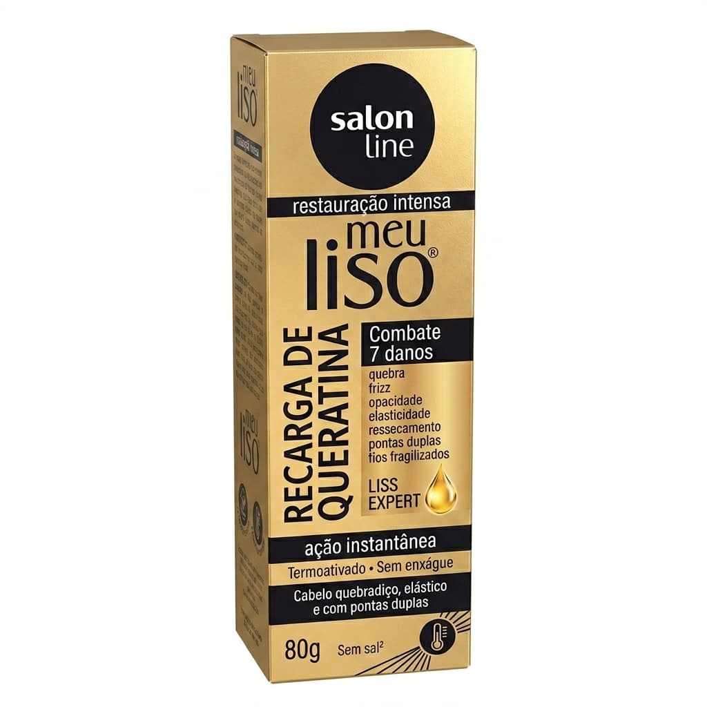 Salon Line Meu Liso Recarga de Queratina Restauração Intensa