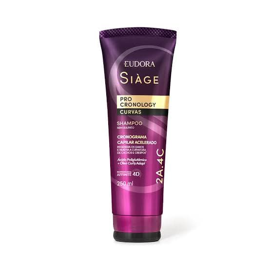 Eudora Siàge Pro Cronology Curvas Shampoo S/ Sulfato 250 ml, 1