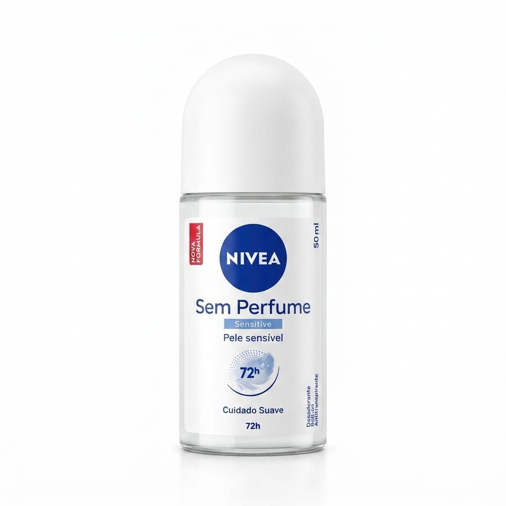 Nivea Sem Perfume Sensitive Desodorante Roll-On 72h, 1